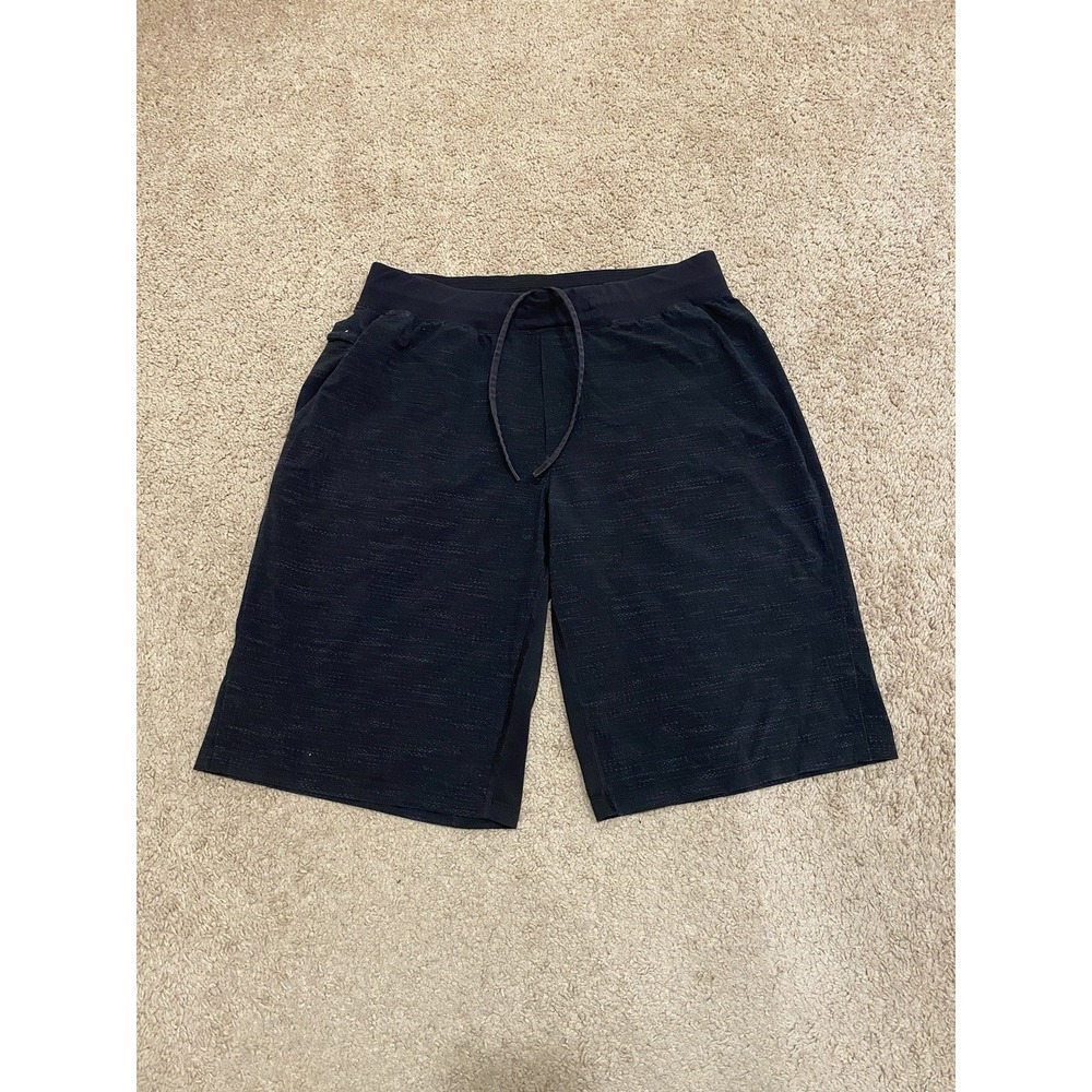 Lululemon Men's T.H.E. Linerless 11" Athletic Stretch Shorts Black Size Medium